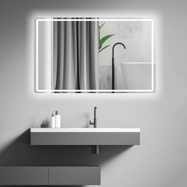 SMART LED BATHROOM MIRROR - ROUND, RECTANGULAR & SQUARE | DEFOGGING | ADJUSTABLE LIGHTING | FRAMELESS
