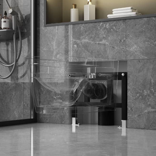 MODERN JAPANESE WALL-MOUNTED SMART TOILET WITH HEATED SEAT, REMOTE CONTROL, AND ADVANCED HYGIENE FEATURES