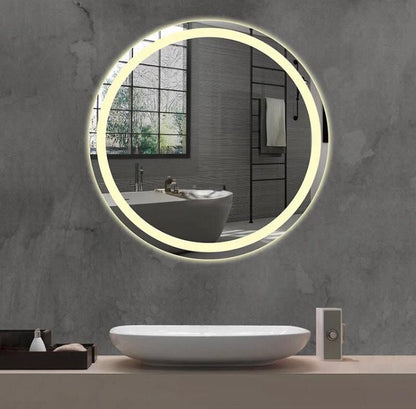 SMART LED BATHROOM MIRROR - ROUND, RECTANGULAR & SQUARE | DEFOGGING | ADJUSTABLE LIGHTING | FRAMELESS