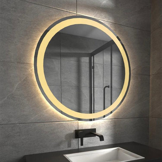SMART LED BATHROOM MIRROR - ROUND, RECTANGULAR & SQUARE | DEFOGGING | ADJUSTABLE LIGHTING | FRAMELESS