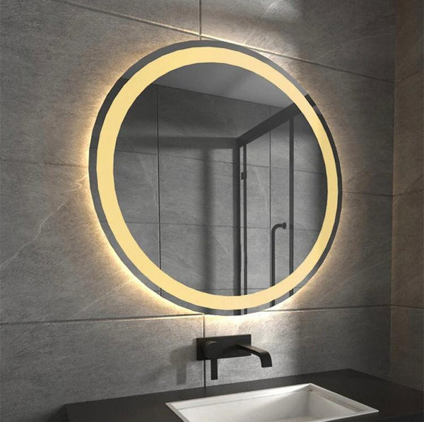 SMART LED BATHROOM MIRROR - ROUND, RECTANGULAR & SQUARE | DEFOGGING | ADJUSTABLE LIGHTING | FRAMELESS