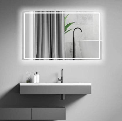 SMART LED BATHROOM MIRROR - ROUND, RECTANGULAR & SQUARE | DEFOGGING | ADJUSTABLE LIGHTING | FRAMELESS