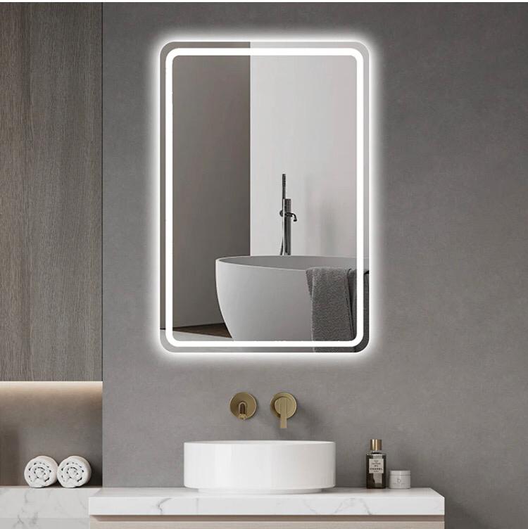 SMART LED BATHROOM MIRROR - ROUND, RECTANGULAR & SQUARE | DEFOGGING | ADJUSTABLE LIGHTING | FRAMELESS