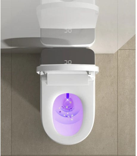 LUXURY JAPANESE SMART TOILET BIDET - AUTO FLUSH, UV STERILISATION, HEATED SEAT, AIR DRYER, REMOTE CONTROL, AROMATHERAPY, MODERN WC