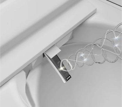 LUXURY JAPANESE SMART TOILET BIDET - AUTO FLUSH, UV STERILISATION, HEATED SEAT, AIR DRYER, REMOTE CONTROL, AROMATHERAPY, MODERN WC