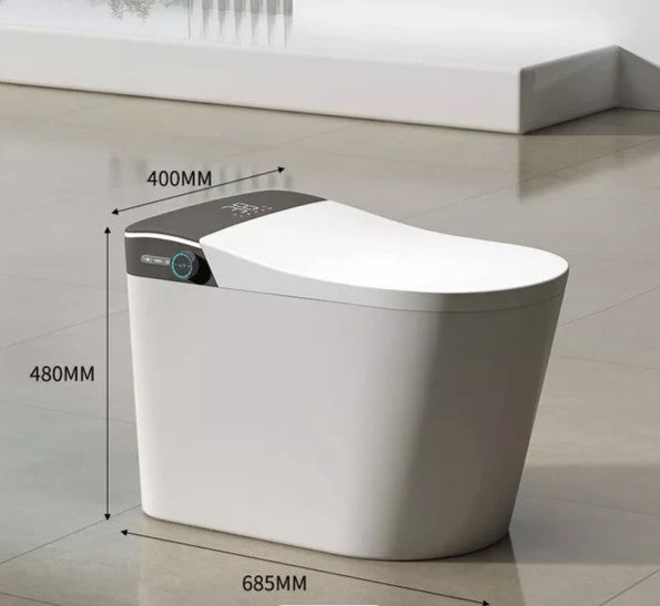 LUXURY JAPANESE SMART TOILET BIDET - AUTO FLUSH, UV STERILISATION, HEATED SEAT, AIR DRYER, REMOTE CONTROL, AROMATHERAPY, MODERN WC