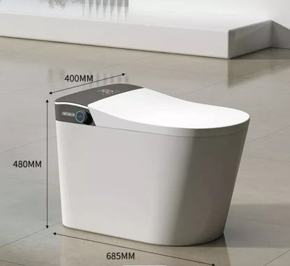 LUXURY JAPANESE SMART TOILET BIDET - AUTO FLUSH, UV STERILISATION, HEATED SEAT, AIR DRYER, REMOTE CONTROL, AROMATHERAPY, MODERN WC