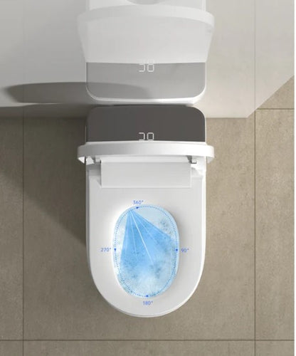LUXURY JAPANESE SMART TOILET BIDET - AUTO FLUSH, UV STERILISATION, HEATED SEAT, AIR DRYER, REMOTE CONTROL, AROMATHERAPY, MODERN WC